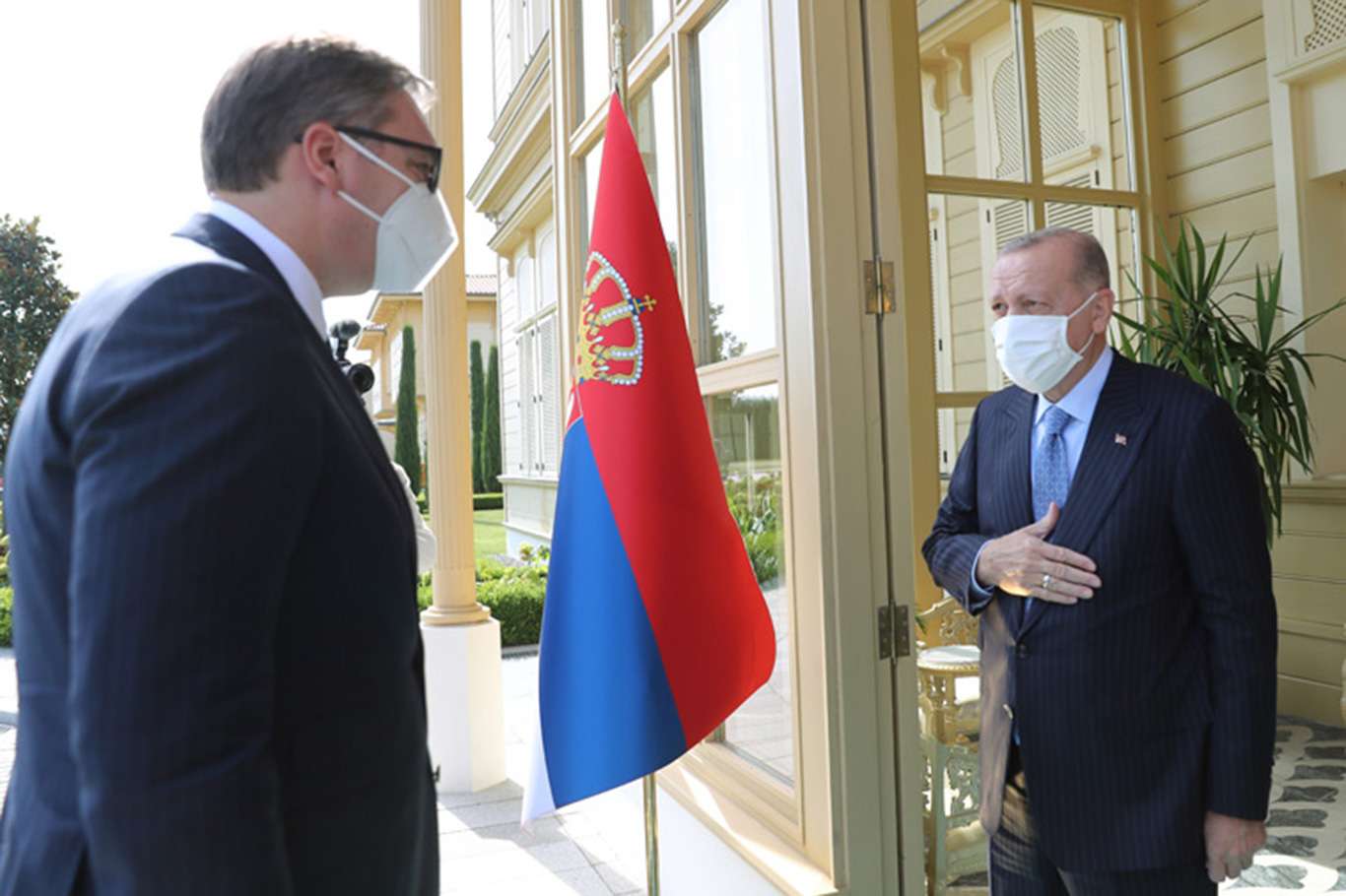 Erdoğan meets with President Vucic of Serbia
